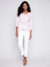 Load image into Gallery viewer, CHARLIE B V NECK KNIT TOP
