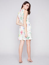 Load image into Gallery viewer, CHARLIE B SLEEVELESS V-NECK LINEN DRESS
