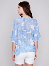 Load image into Gallery viewer, CHARLIE B DOLMAN COTTON BLOUSE
