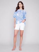 Load image into Gallery viewer, CHARLIE B DOLMAN COTTON BLOUSE
