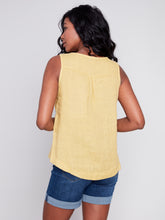 Load image into Gallery viewer, CHARLIE B LINEN TANK TOP
