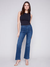 Load image into Gallery viewer, CHARLIE B WIDE LEG TWILL PANT
