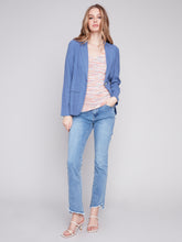 Load image into Gallery viewer, CHARLIE B SOLID LINEN BLAZER
